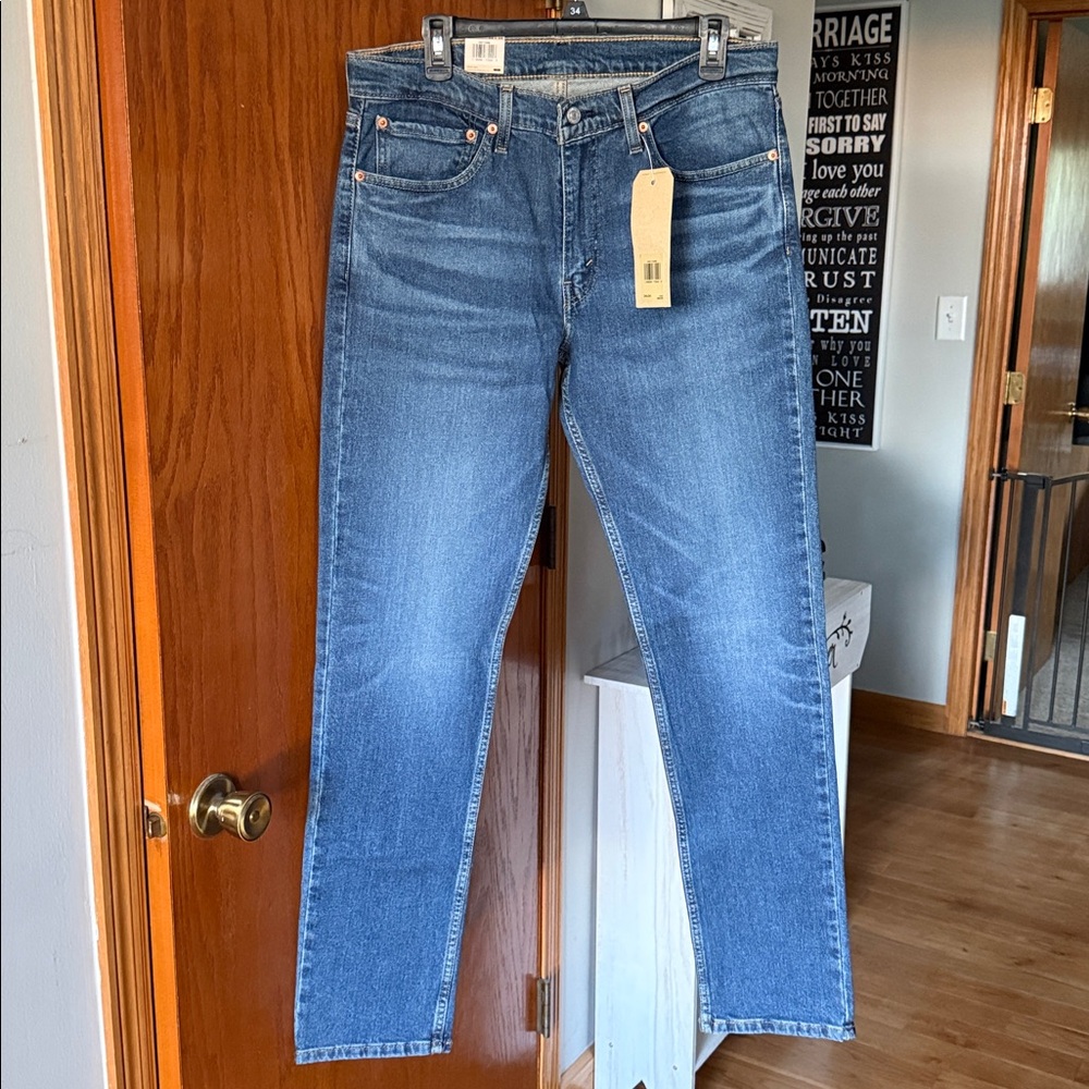 Levi's 511 Slim Jeans in Deep Blue 34 x 34